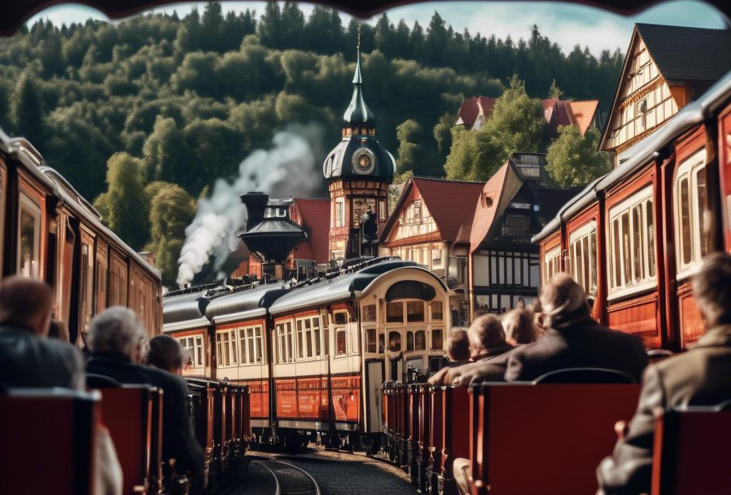 Die Bimmelbahnfahrt durch Wernigerode: Historische Stadtrundfahrt
