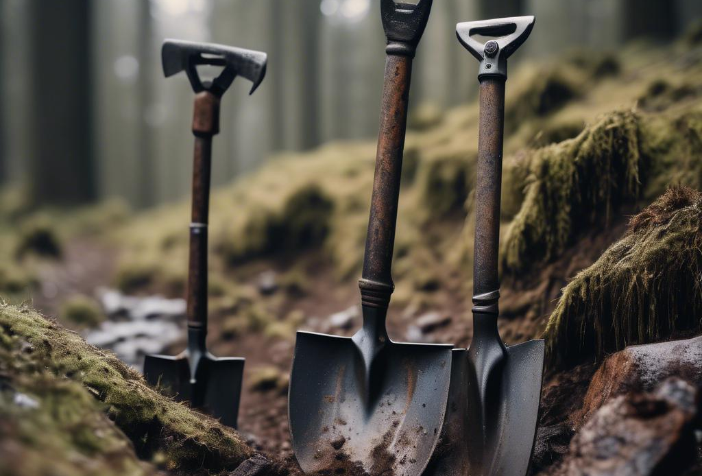 Survival-Schaufeln im Harz: Mehrzweckwerkzeuge für harte Bedingungen
