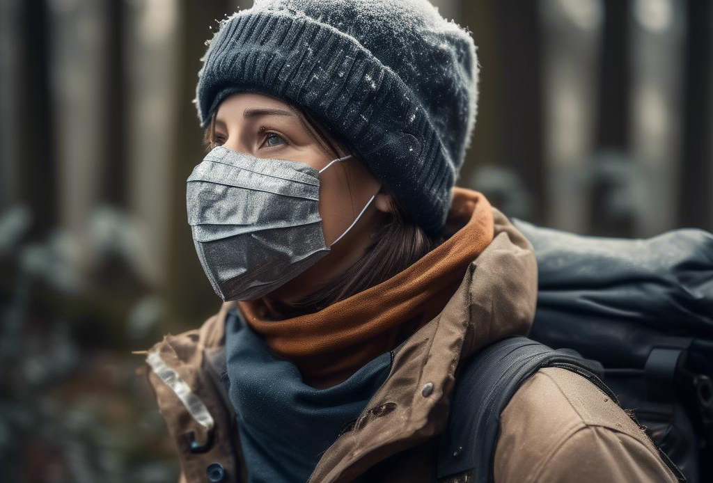 Survival-Gesichtsmasken im Harz: Schutz vor Staub und Kälte
