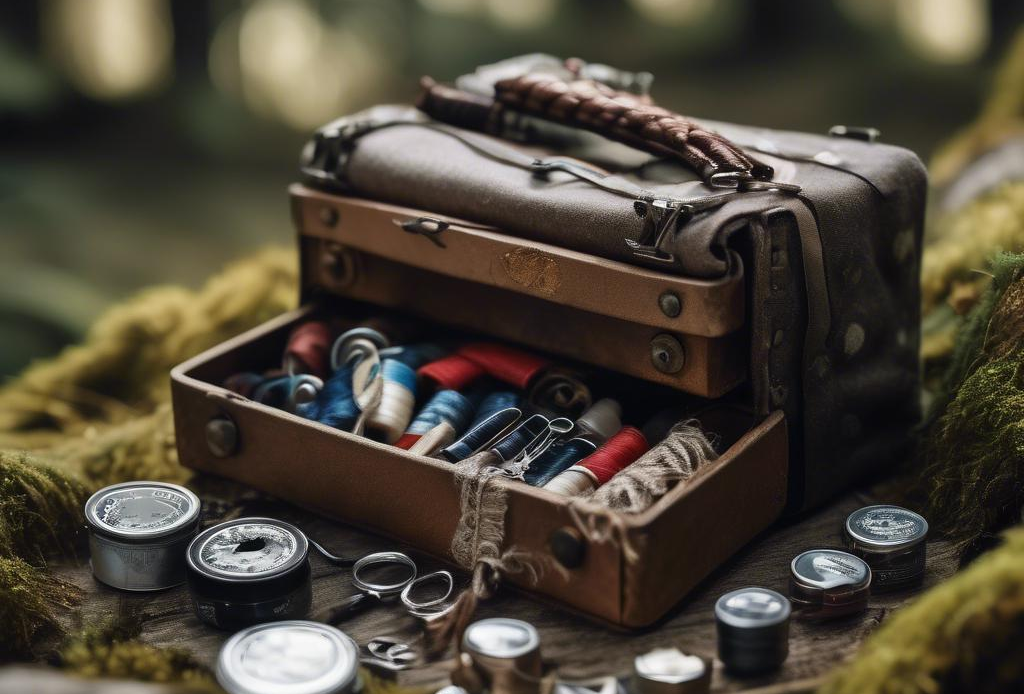 Survival-Nähsets im Harz: Reparaturen in der Wildnis
