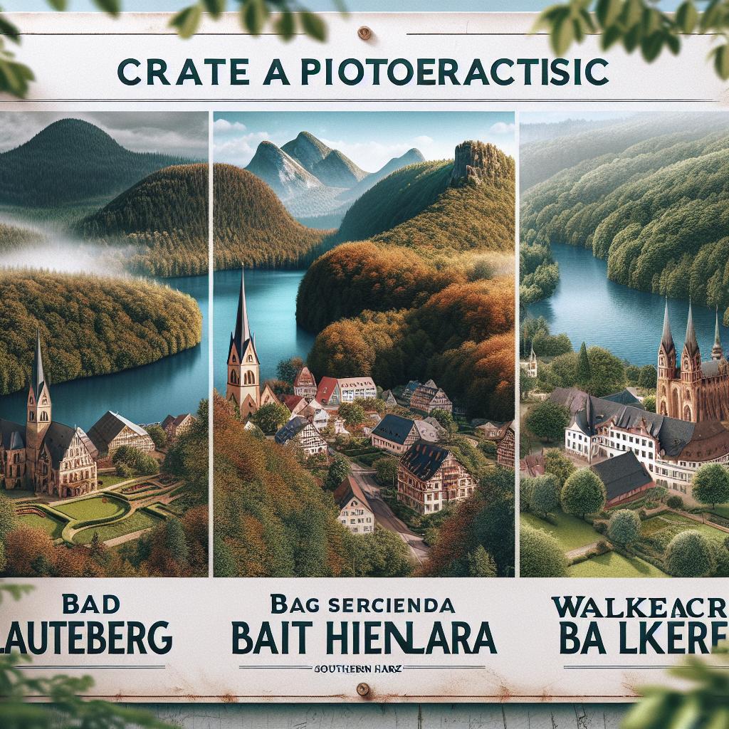 Veranstaltungshighlights im Südharz: Entdeckungen in Bad Lauterberg, Bad Sachsa und Walkenried
