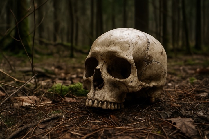 Harz Schädel Fund