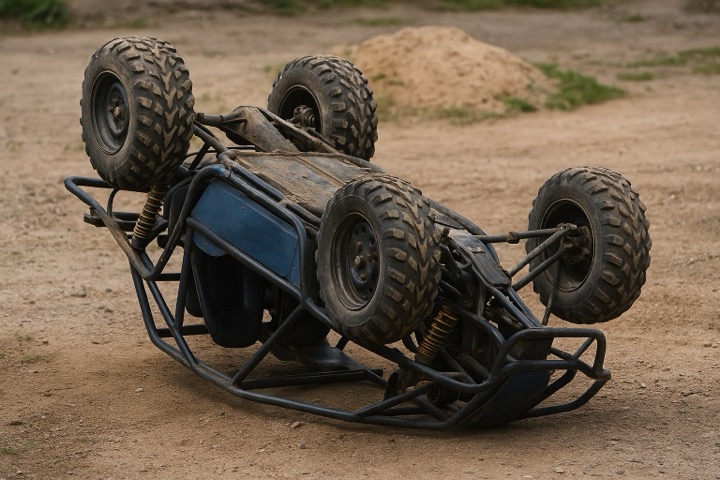 Buggy Unfall