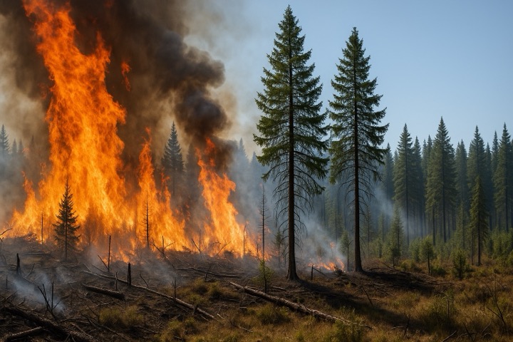 Waldbrand Harz