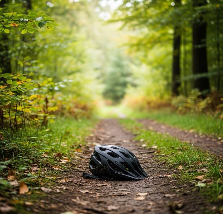 Harz Radfahrer ohne Helm tot