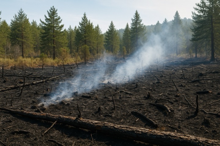 Waldbrand Thale