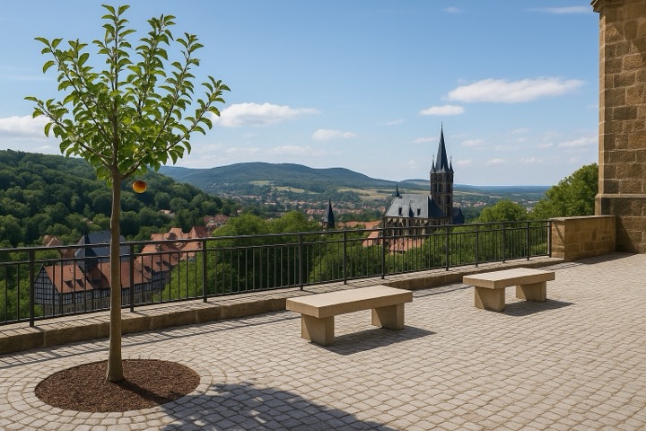 Schloss Wernigerode Terrasse
