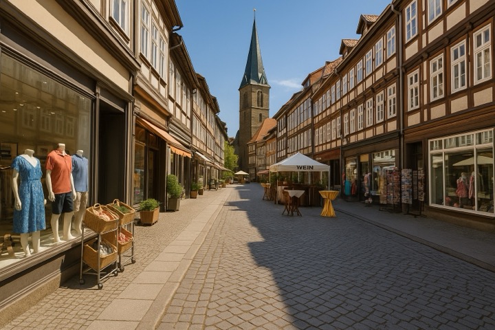 Einkaufsstraße Wernigerode