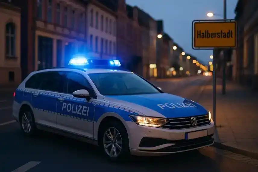 Einbruch in Halberstadt – aufgebrochener Spielautomat und leere Geldkassette in einem Imbiss im Harz, Polizei ermittelt.