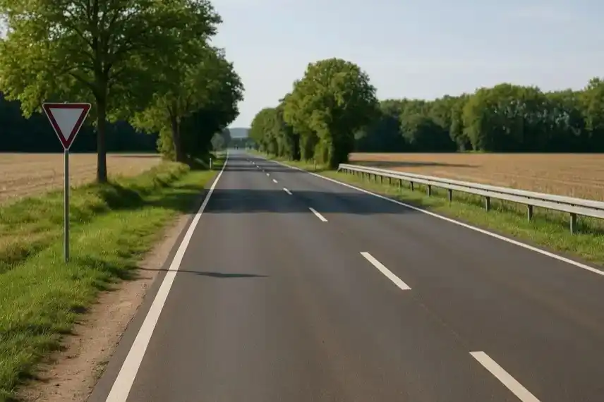 Heller Konferenzraum mit Stühlen, Notizblöcken und Blick auf grüne Harzlandschaft bei Tageslicht, ohne Menschen.