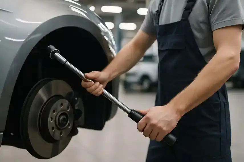 Mechaniker bei Autoreparatur im Harz, steigende Werkstatt-Stundensätze im Vergleich zu Deutschland