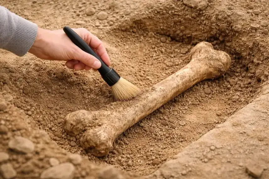 Waldtal mit freigelegten Grundmauern und historischen Teichen am Standort des ehemaligen Klosters Himmelpforte bei Wernigerode